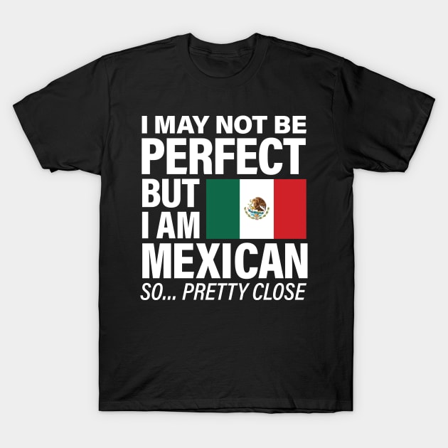 I am Mexican - Pretty Close to Perfect T-Shirt by Vector Deluxe